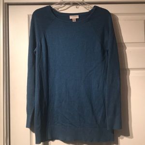 LOFT teal sweater